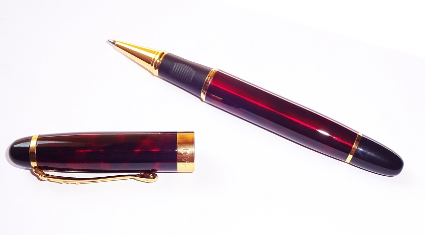 Jinhao 936 Red Marbled Roller Ball Pen
