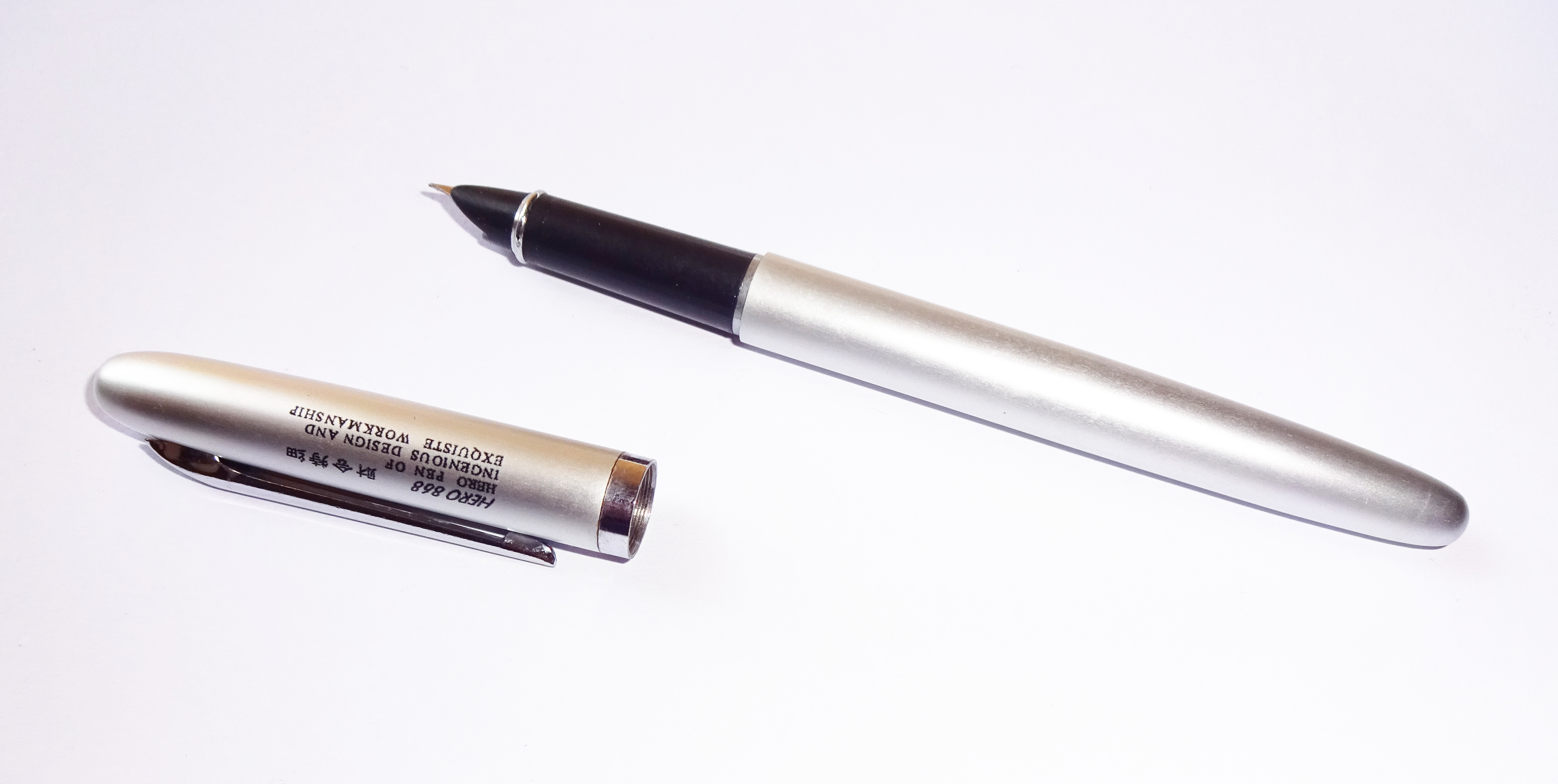 Hero 868 Fountain Pen - Silver