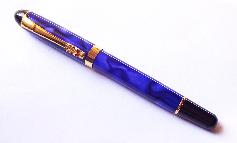 Yiren 880 Blue Marbled Fountain Pen