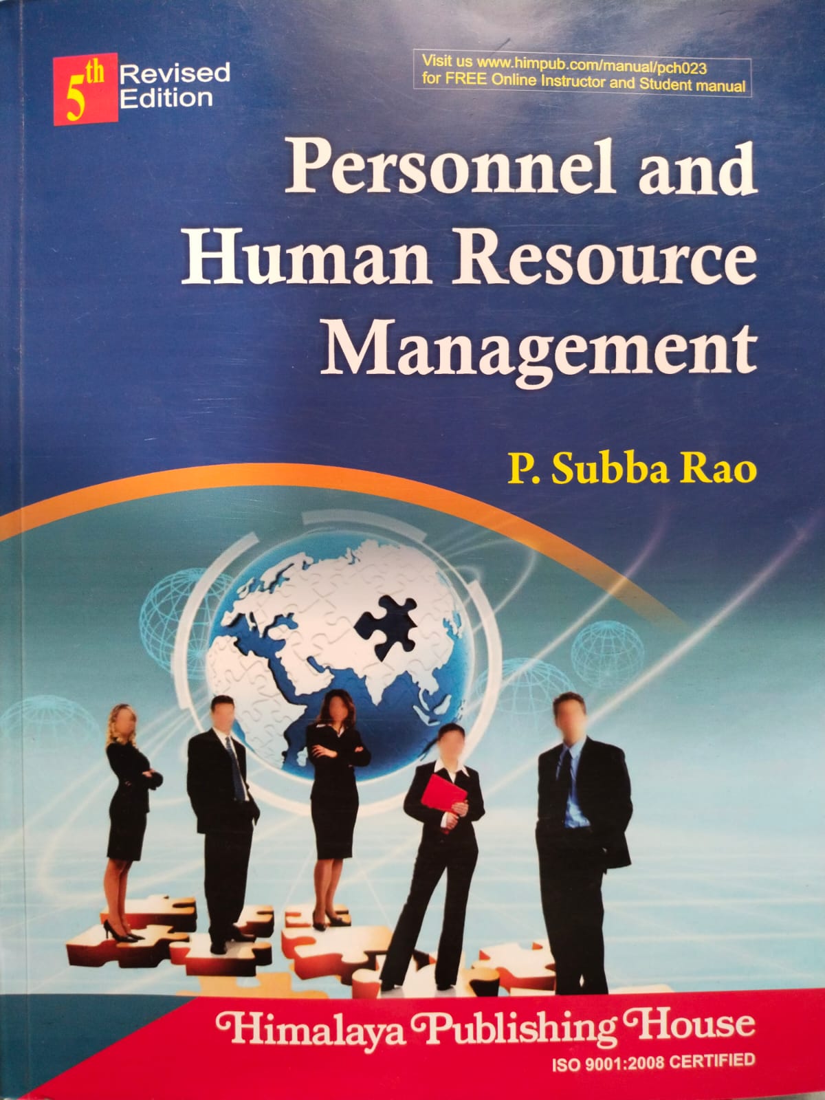 Personnel and Human Resource Management by P.Subba Rao