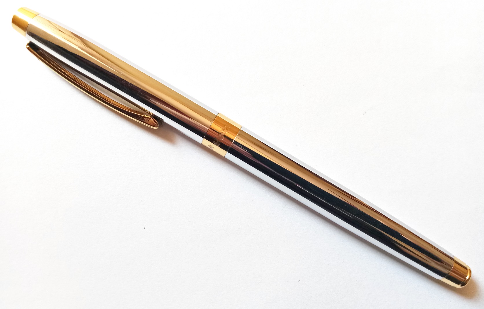 Oliver Moon Steel Silver Roller Ball Pen