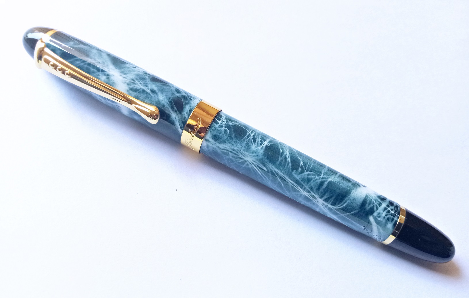 Jinhao X450 Blue Marbled Fountain pen